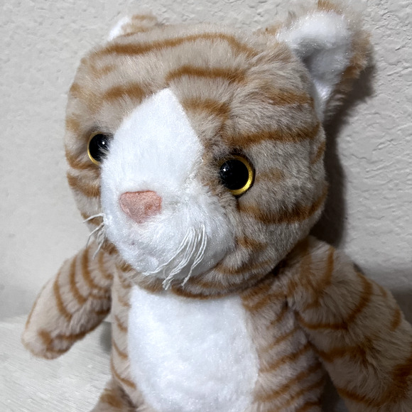 Fiesta Tabby Cat Kitten Plush stuffed animal Travel Tails Vernon orange striped - Picture 2 of 5